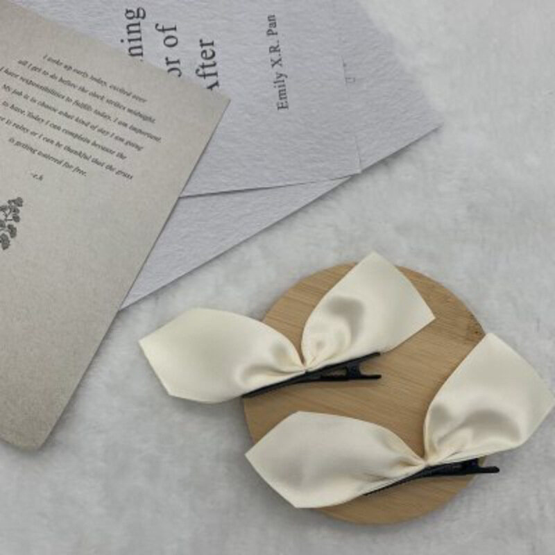 Nút Thắt Nơ Kẹp Tóc, Kẹp Tóc Ngắn, Vịt Kẹp Tóc Mỏ Chim, 1 Cặp