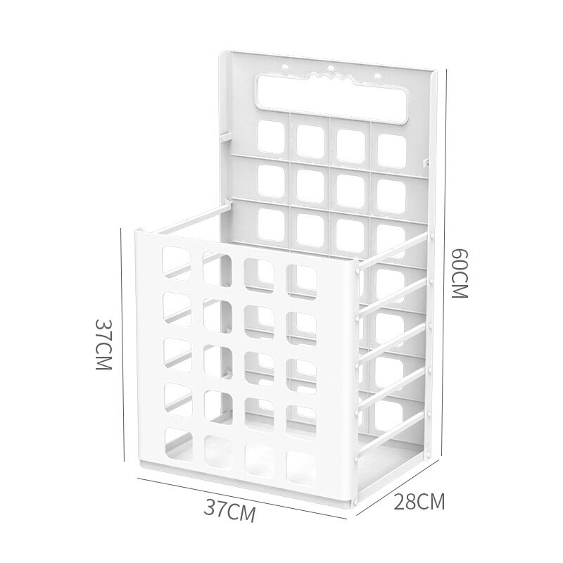 Collapsible laundry basket Household bathroom laundry basket Storage basket Bathroom change clothes bucket Wall hanging