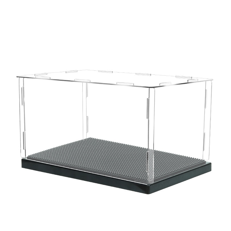 HC Magic Acrylic Action figures Transparent Display Case Mini Base Dustproof Toy 3D Assembly Model Collection Show Box