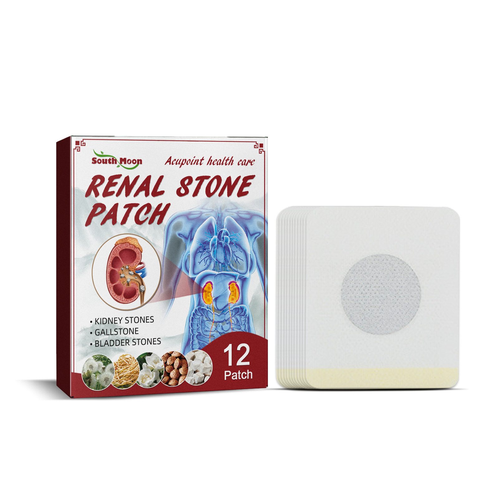 Kidney Pain Relief Patch Relieving Pain and Activating Collaterals Body