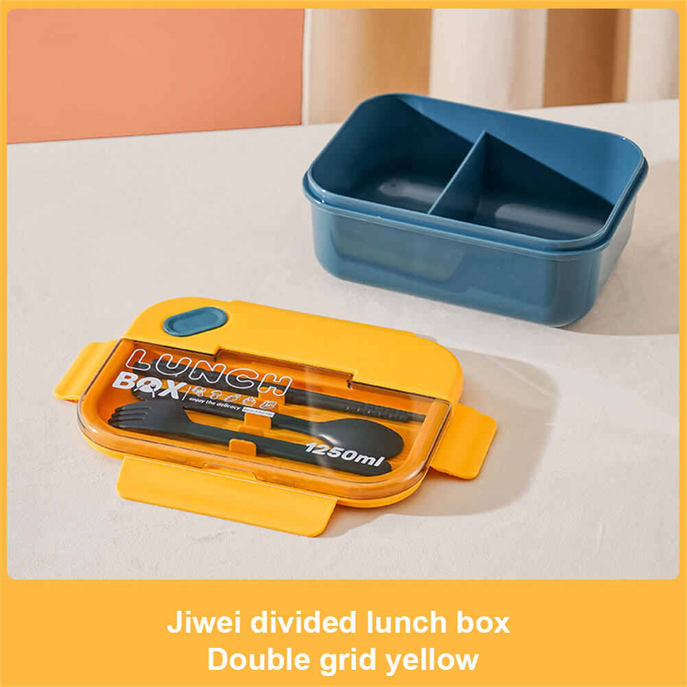 Upstyle 1250ML Portable Lunch Box With Cutlery Food Grade Plastic