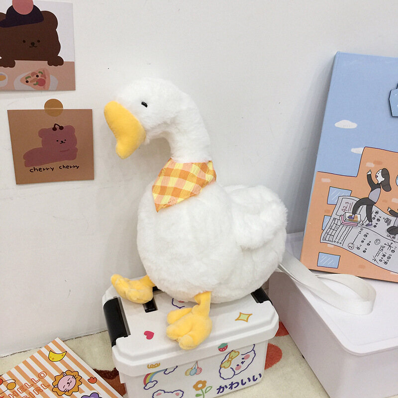 Movi Katie Cute Scarf Duck Cross body bag creative little duck doll bag for girls