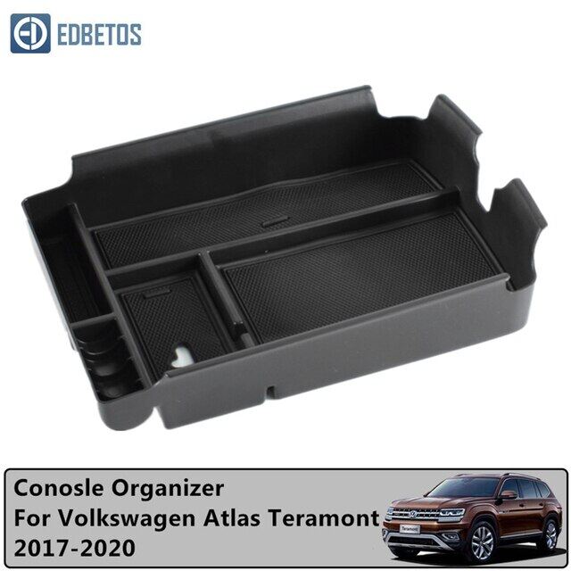 Atlas Accessories For Volkswagen Atlas Console Armrest Storage Organizer For Volkswagen Teramont Accessories