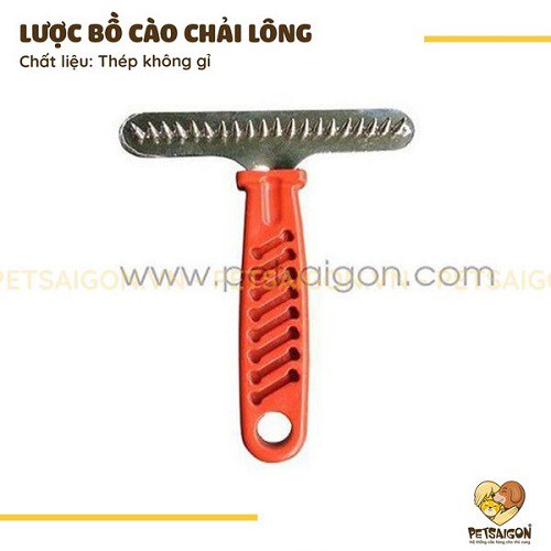 LƯỢC BỒ CÀO CHẢI LÔNG CHO CHÓ MÈO LÔNG DÀI