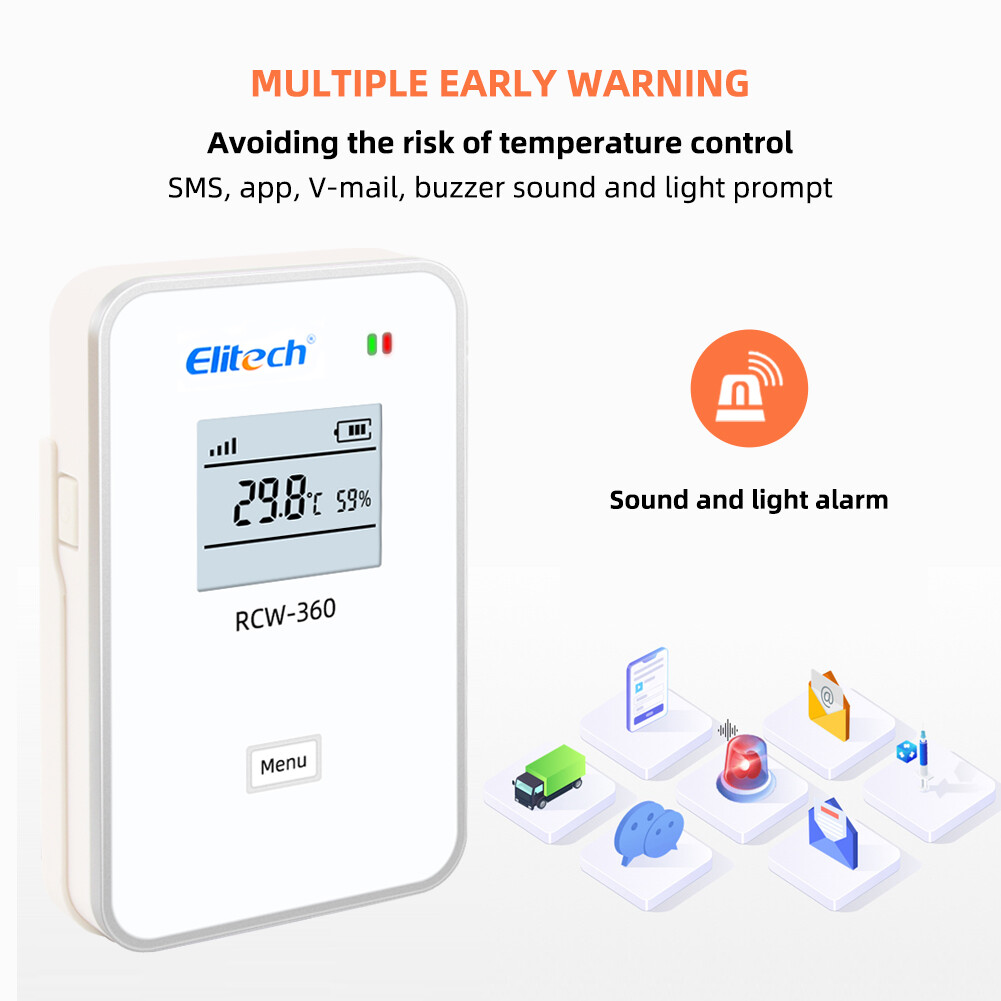 RCW-360 WIFI Remote Wireless Temperature and Humidity Data Logger Temperature Recorder Data Logger APP Cloud Data Storage