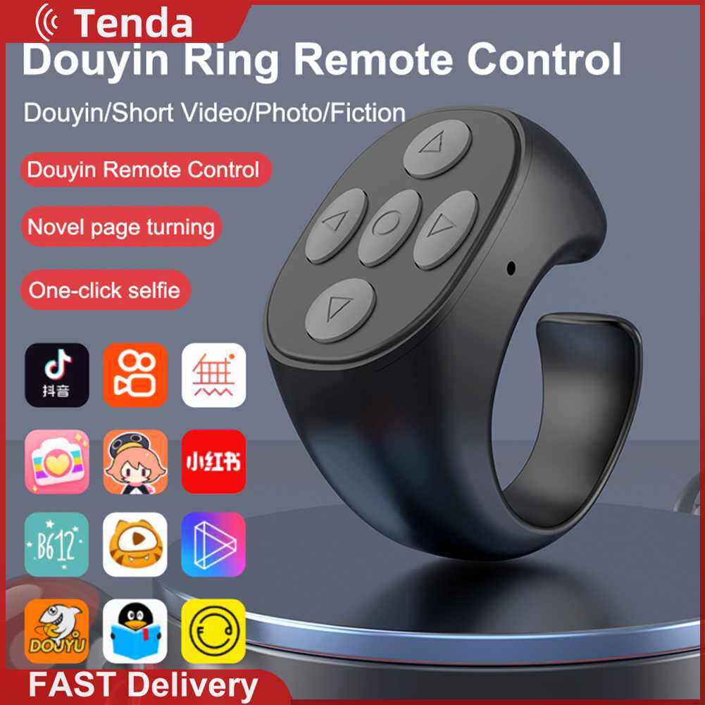 Wireless Bluetooth Automatic Page Turner Browsing Smart Selfie Page Turner Controller Portable Type-c Charging for Mobile Phone