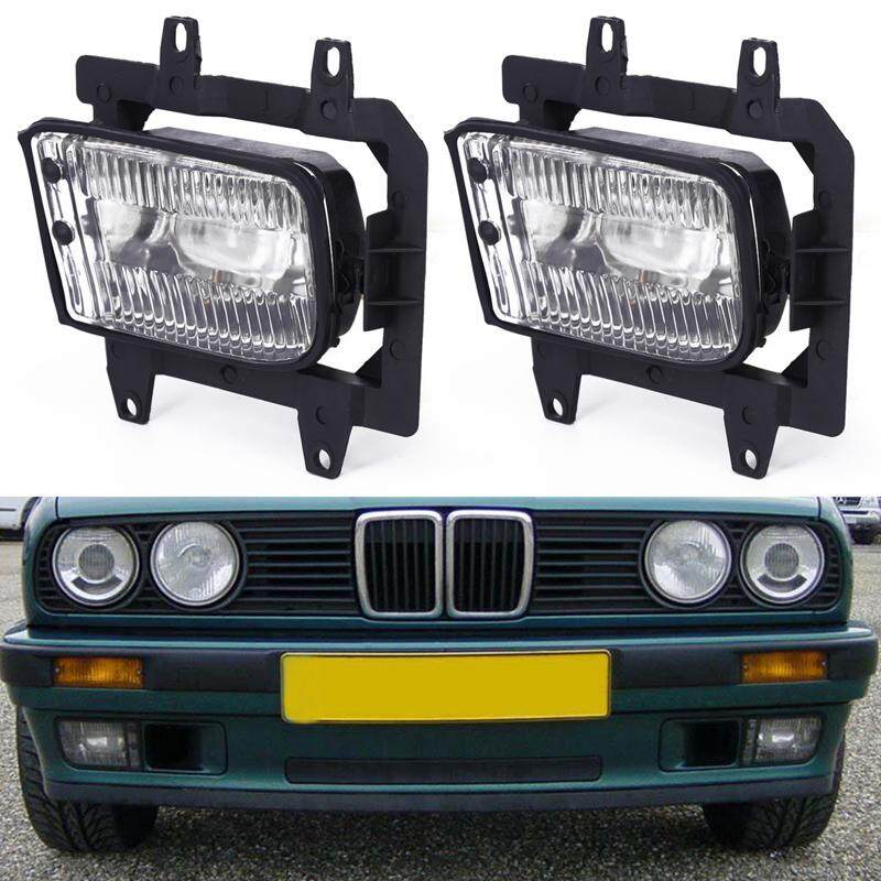 1 Pasang Bumper Depan Jelas Kabut Mengemudi Lampu Terang untuk BMW E30 318i 325i 85-93 Baru