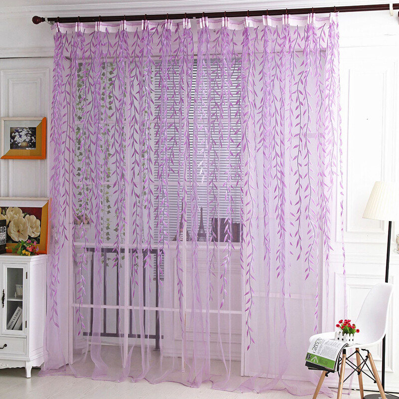 KS Wicker printed screens, curtains