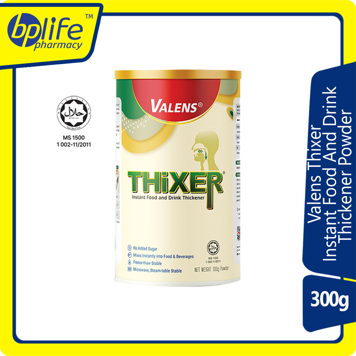 Valens Thixer Instant Food And Drink Thickener Powder 300g (EXP 04/2023) Lazada