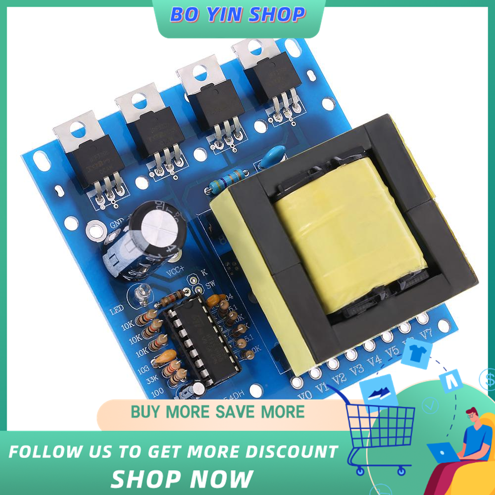 DC-AC Converter DC12V to 220V 380V 18V AC 500W Inverter Board Transformer Power