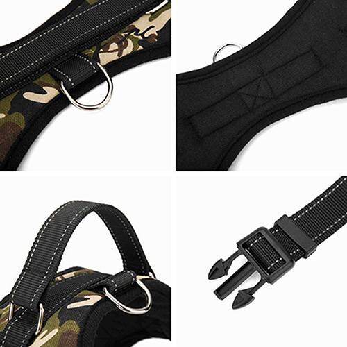 zhikeng® Large Dog Harness Soft Adjustable Training Harness Pet Walk Out Hand Strap Vest
