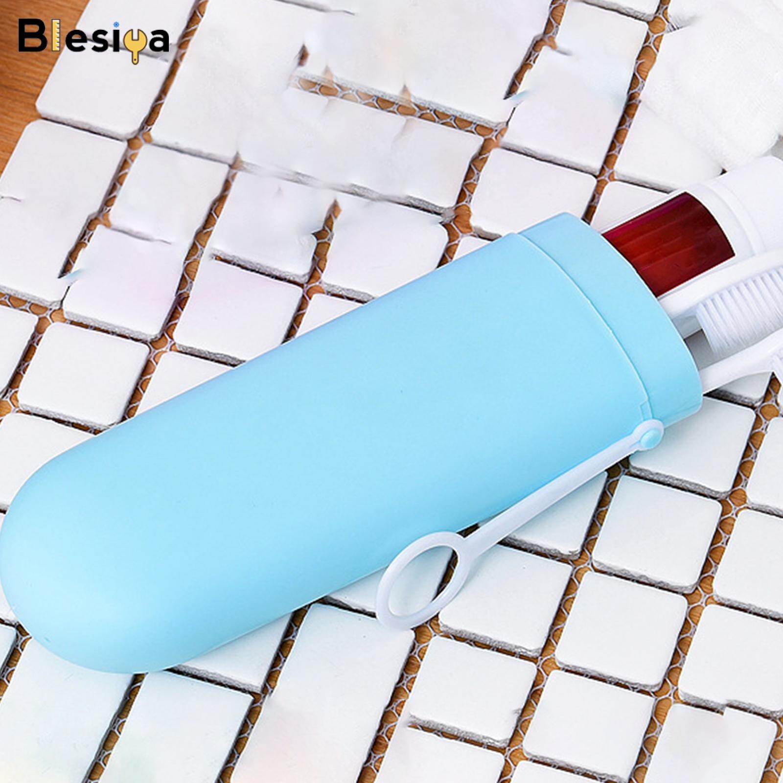 Blesiya Travel Toothbrush Case Durable Dustproof Transparent Cover for Toothpaste