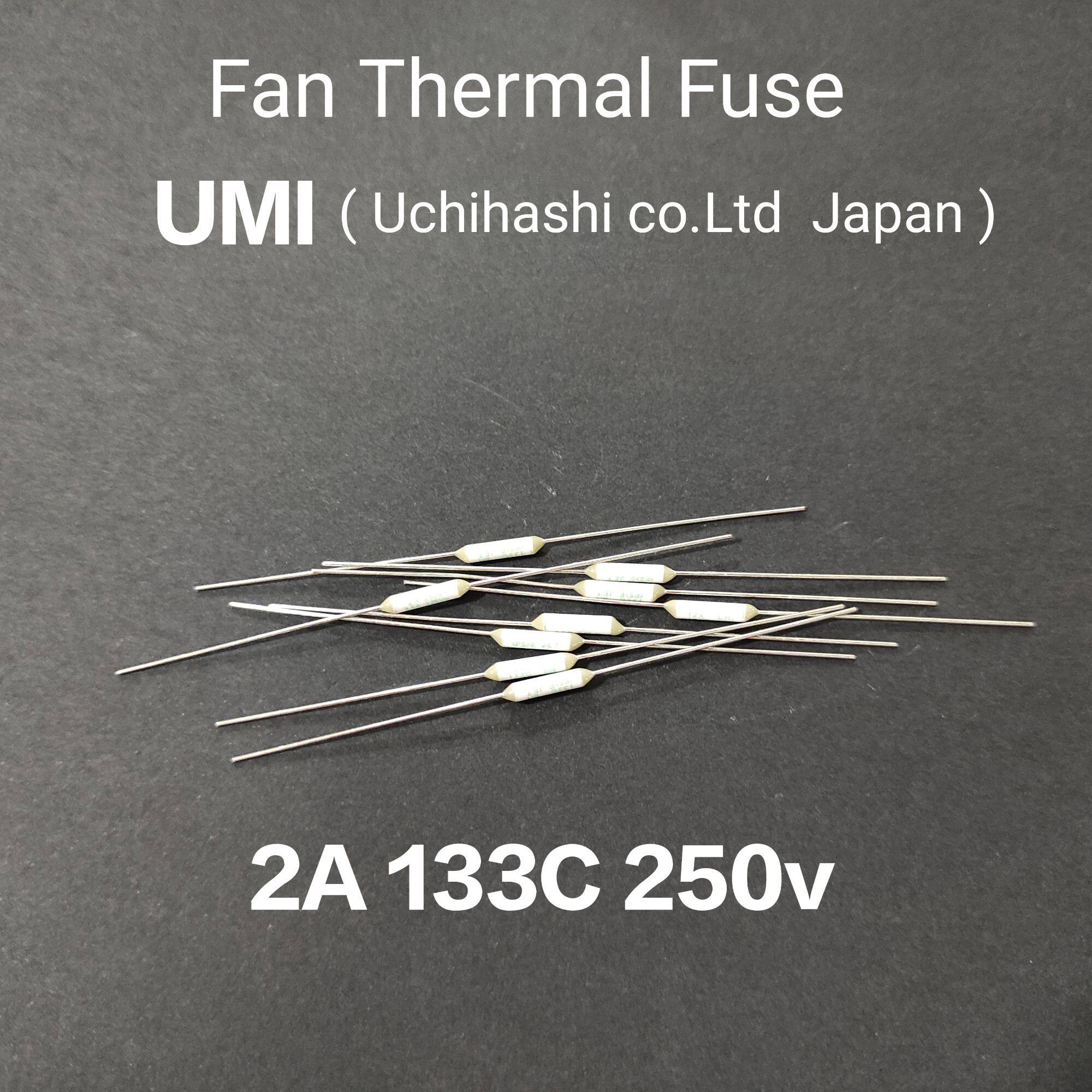 1 Biji 2A 133C 250V UMI Fan Thermal Fuse Lazada