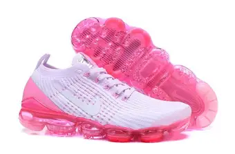 vapormax flyknit white pink