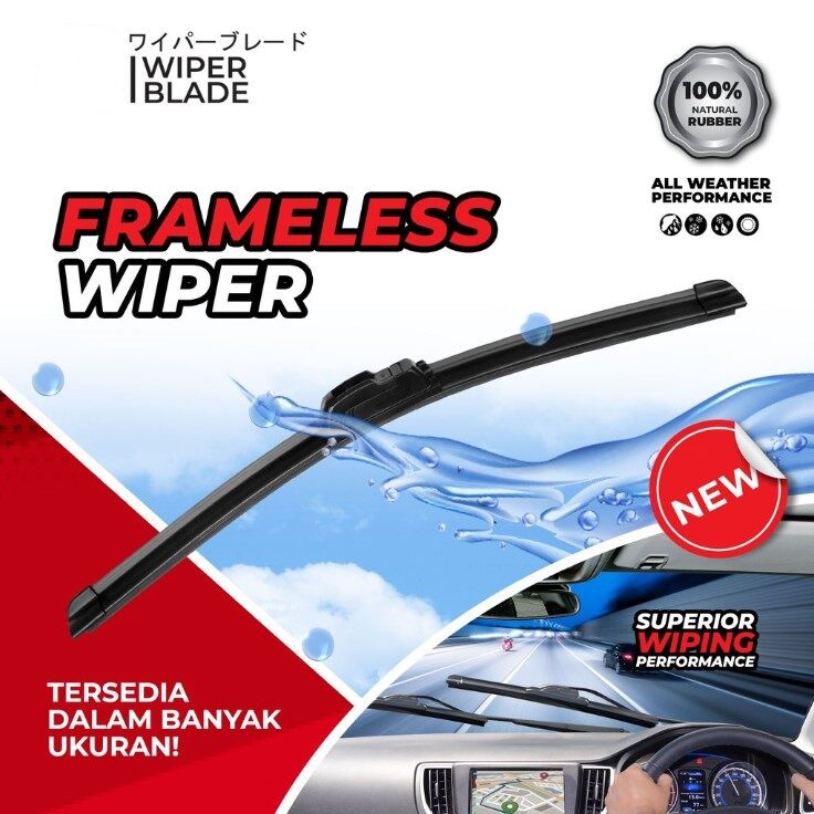 Japan Technology Rubber Car Wiper Honda Mazda Proton Perodua Alza Myvi