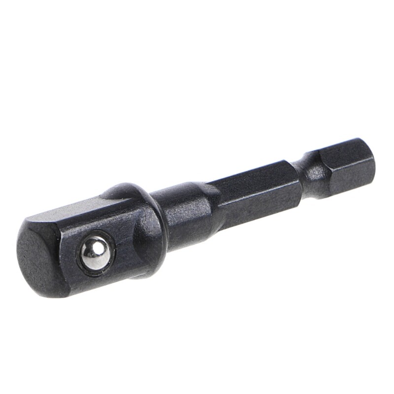 3 Pcs Socket Adapter Set Hex Shank to 1/4 3/8 1/2 Inch Impact Driver Drill Bits