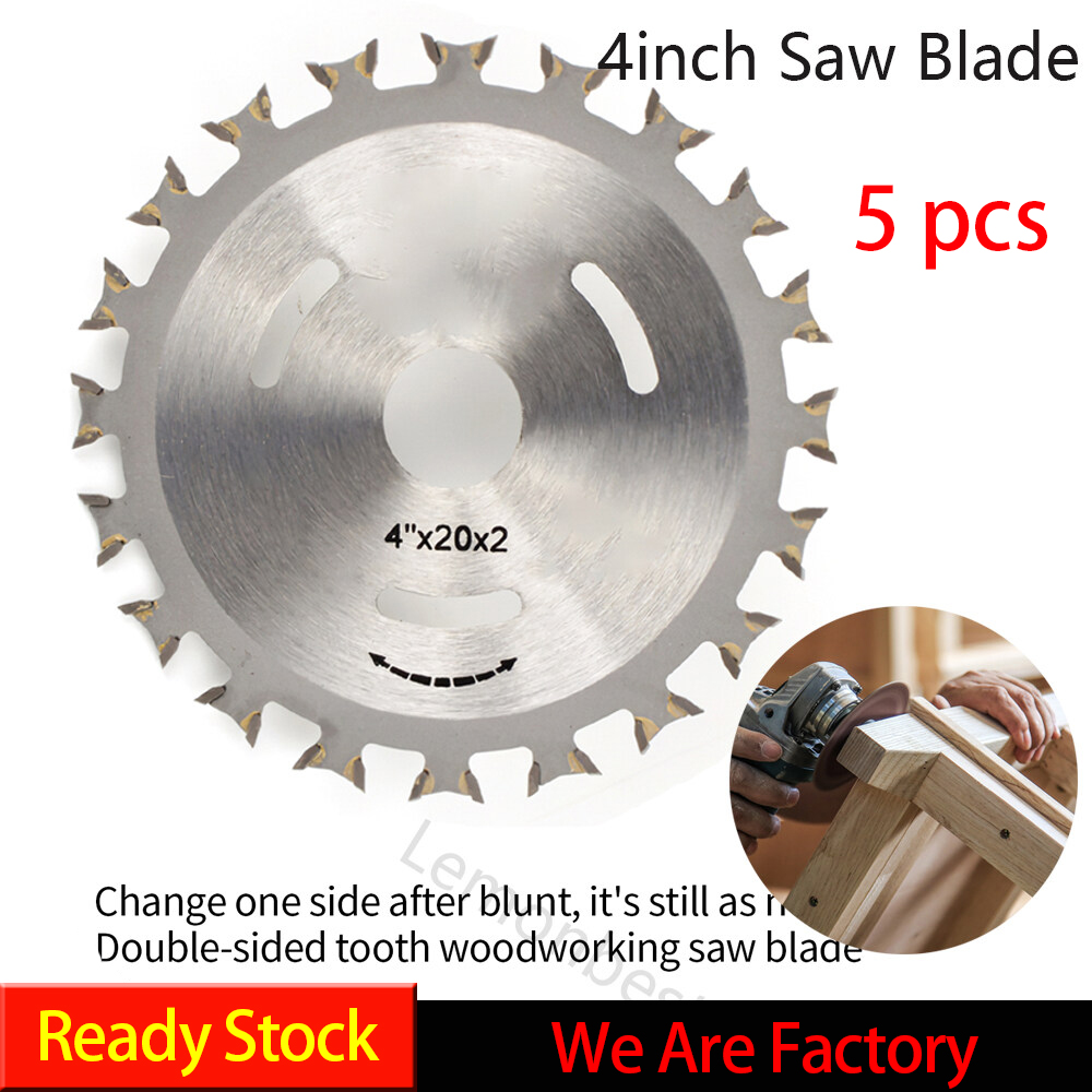 1/5pcs 4inch 20 Saw Teeth Practical Hard Alloy Saw Blade Silver Circular Saw Blade Saw Cutting Wheel Multi-Function Woodworking Disc for Solid Wood Hardwood Softwood Plywood Hardwood Cutting