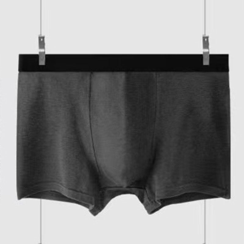 LIVE GREAT  Quần lót nam cotton mùa hè quần boxer phẳng