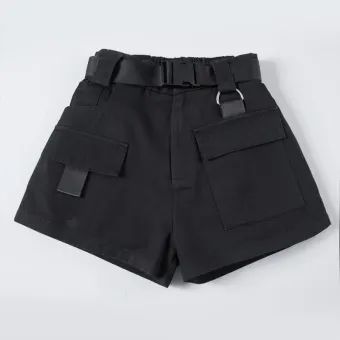 wide leg cargo shorts