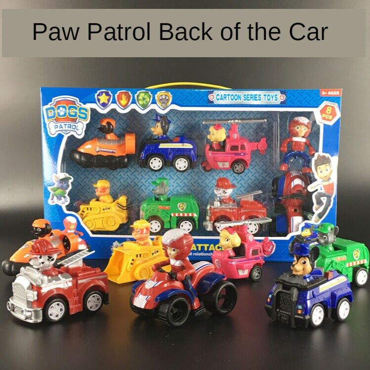 paw patrol toy car set