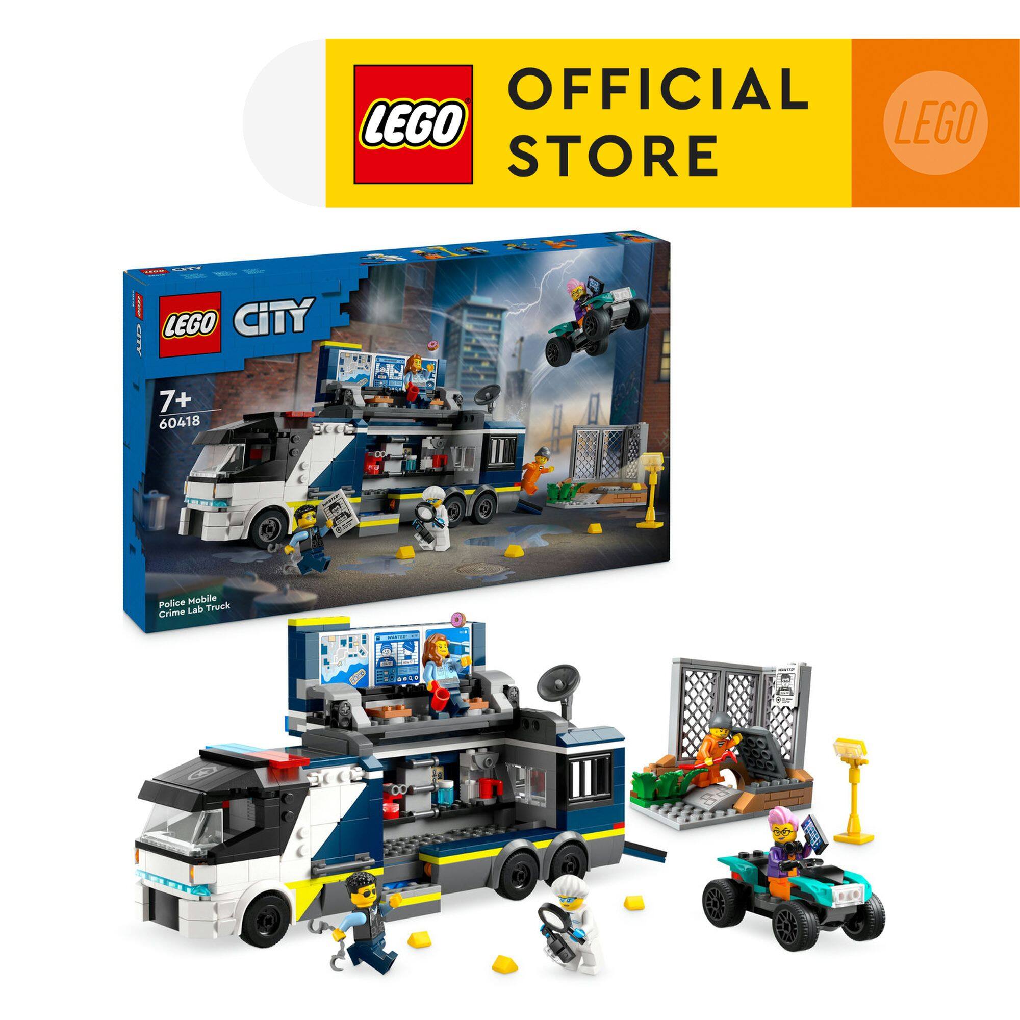 LEGO City 60418 Police Mobile Crime Lab Truck Building Set Toys