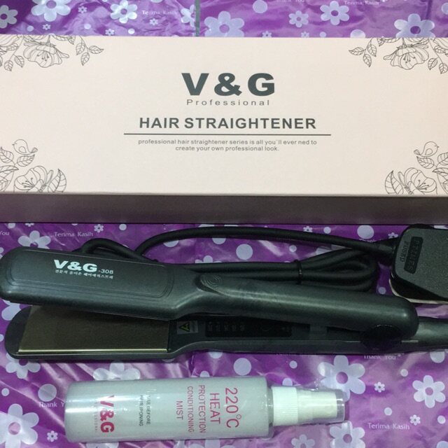 V&g hair outlet straightener 308