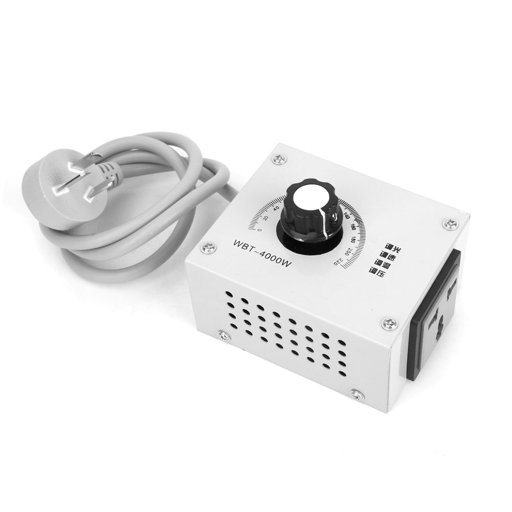 Bộ Điều Khiển Công Suất Cao 220VAC Bộ Điều Khiển Điện Áp Biến Đổi Độ Sáng Tốc Độ Động Cơ Quạt Biến Thiên Bộ Điều Khiển Động Cơ Phích Cắm AU