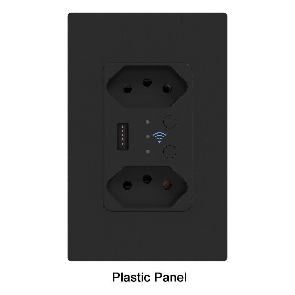 Wifi Smart Brazilian Wall Socket USB Electric Brazil Plug Switzerland