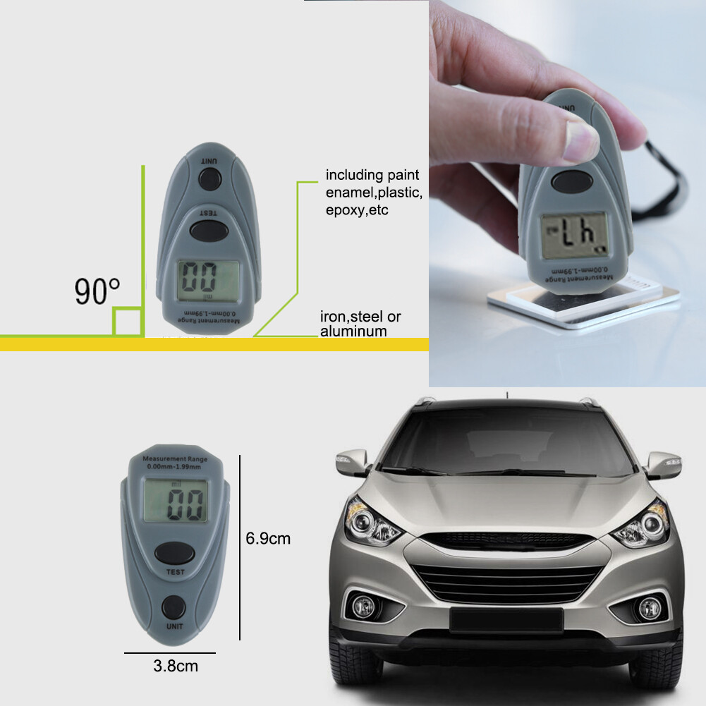 [Moscow Six] Máy Đo Độ Dày Lớp Phủ Kỹ Thuật Số Mini EM2271 Máy Đo Độ Dày Sơn