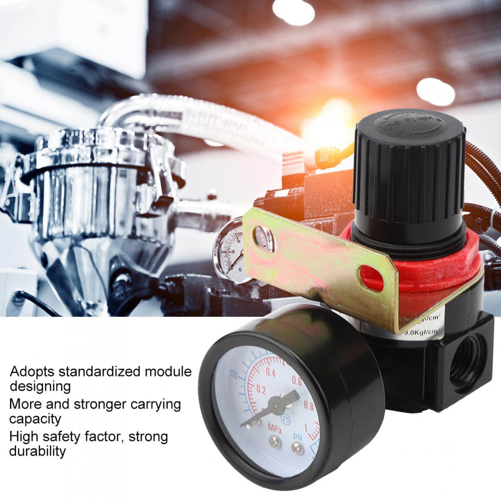 AR2000 Air Source Filter Processor Pneumatic Regullation Pressure Regulator Air‑Vent Valve