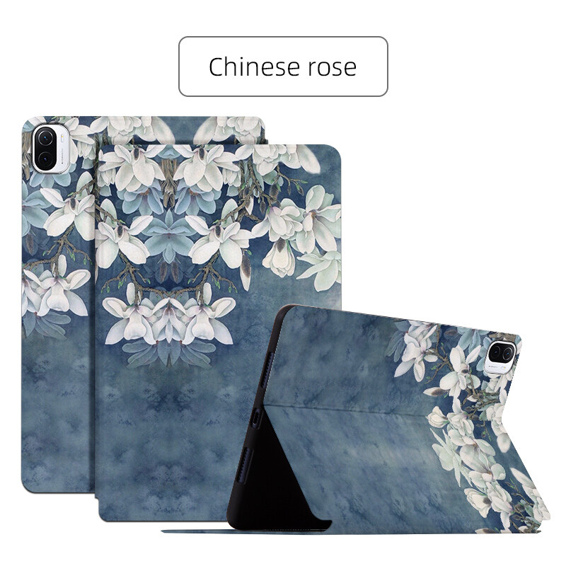 Tablet case for Xiaomi Pad 4 8.0 inch cover case Mi Pad4 8'' flower painted flip cover case