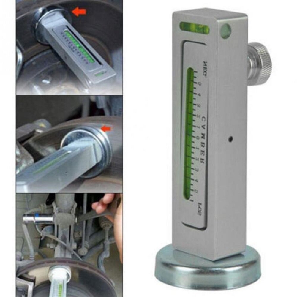 NANWEI Four Wheel Alignment Level Adjustable M-agnetic Gauge Tool Camber Castor Angle Adjustment Tool Tyre Alignment Leveling Instrument for Car Repair