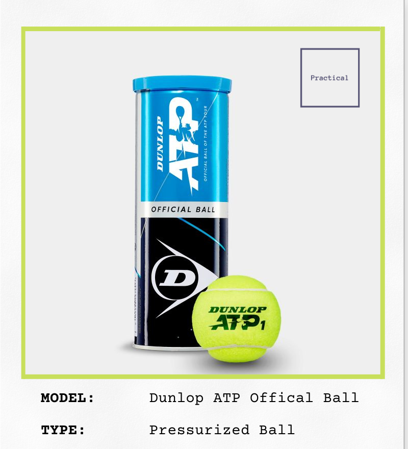 Dunlop ATP Official - Balle De Tennis Officielle ATP Tour - ITF Certified