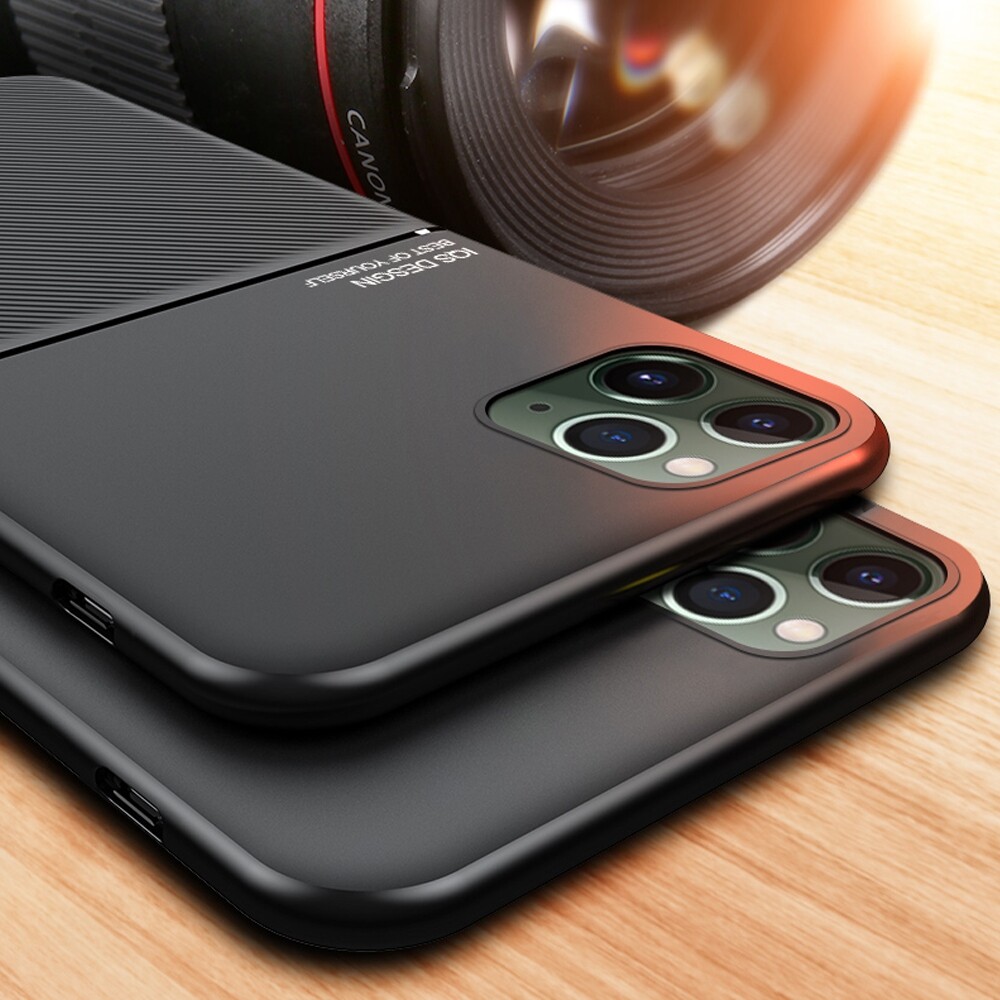 For Samsung Galaxy Note 8 Business Ultra Thin Slim Leather Texture Matte Protective Phone Casing Soft TPU Case Cover