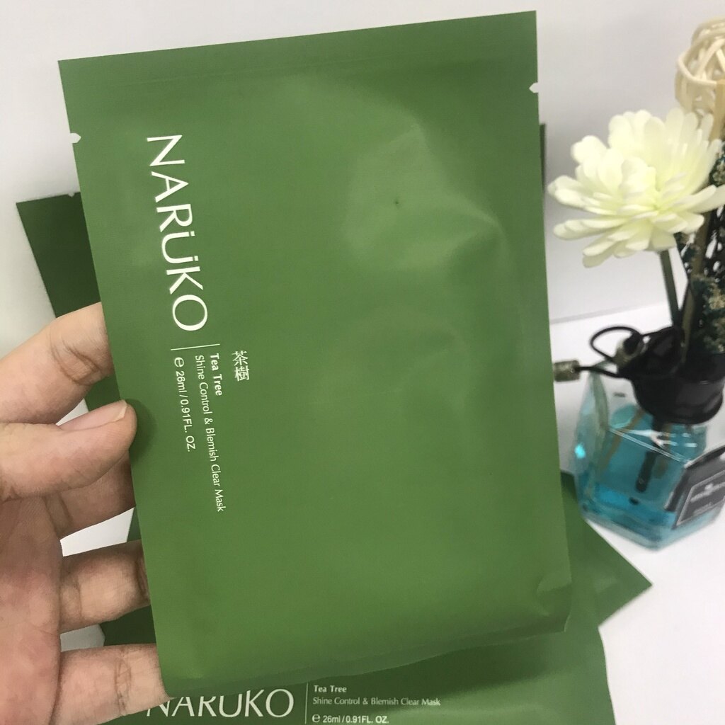 Mặt nạ Tràm Trà Naruko Tea Tree Clear Mask / Mặt Nạ Giấy Naruko 26ml