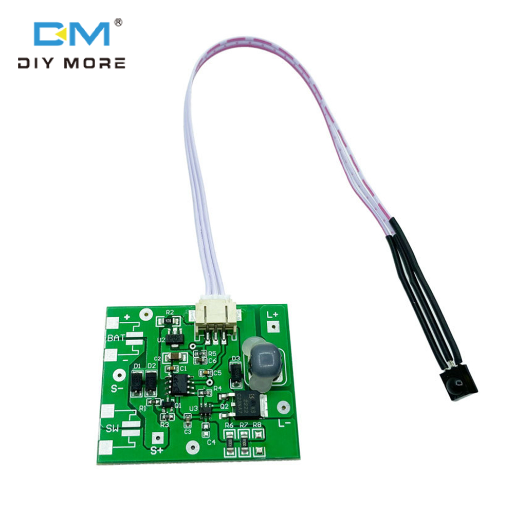 diymore Đèn năng lượng mặt trời điều khiển sạc năng lượng mặt trời mô-đun 3.7V 7. 4v11.1v bảng mạch điều khiển pin lithium với điều khiển từ xa