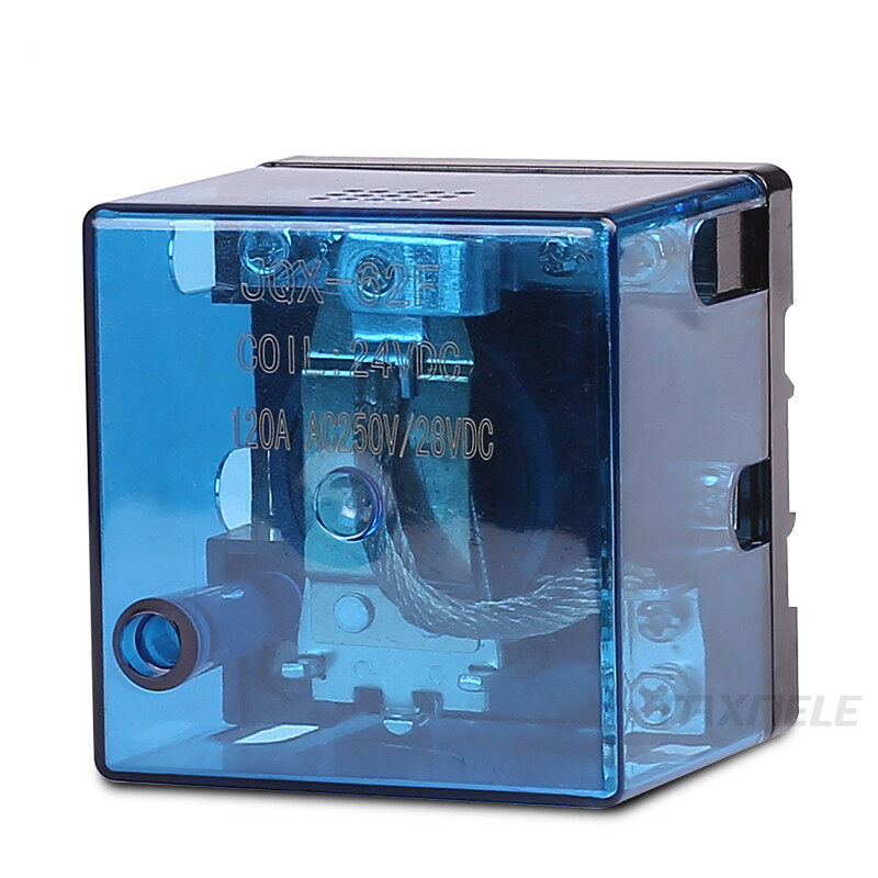 Power relay jqx-62f 1z 120a high-power relay 12v 24vdc 220vac silver contact electric relay