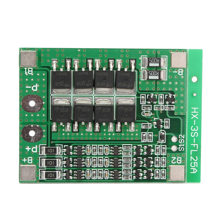 Mạch Sạc Và Bảo Vệ Pin 3S 12V 25A