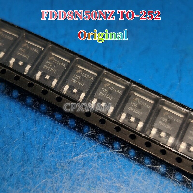 5pcs Original FDD8N50NZ TO-252 FDD 8N50NZ 8N50 TO252 SMD 8A/500V N ...