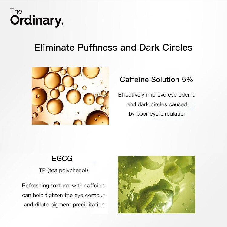 The Ordinary Anti-aging CP Set - Caffeine Solution 5% + EGCG & “ Buffet ” 2x30ml