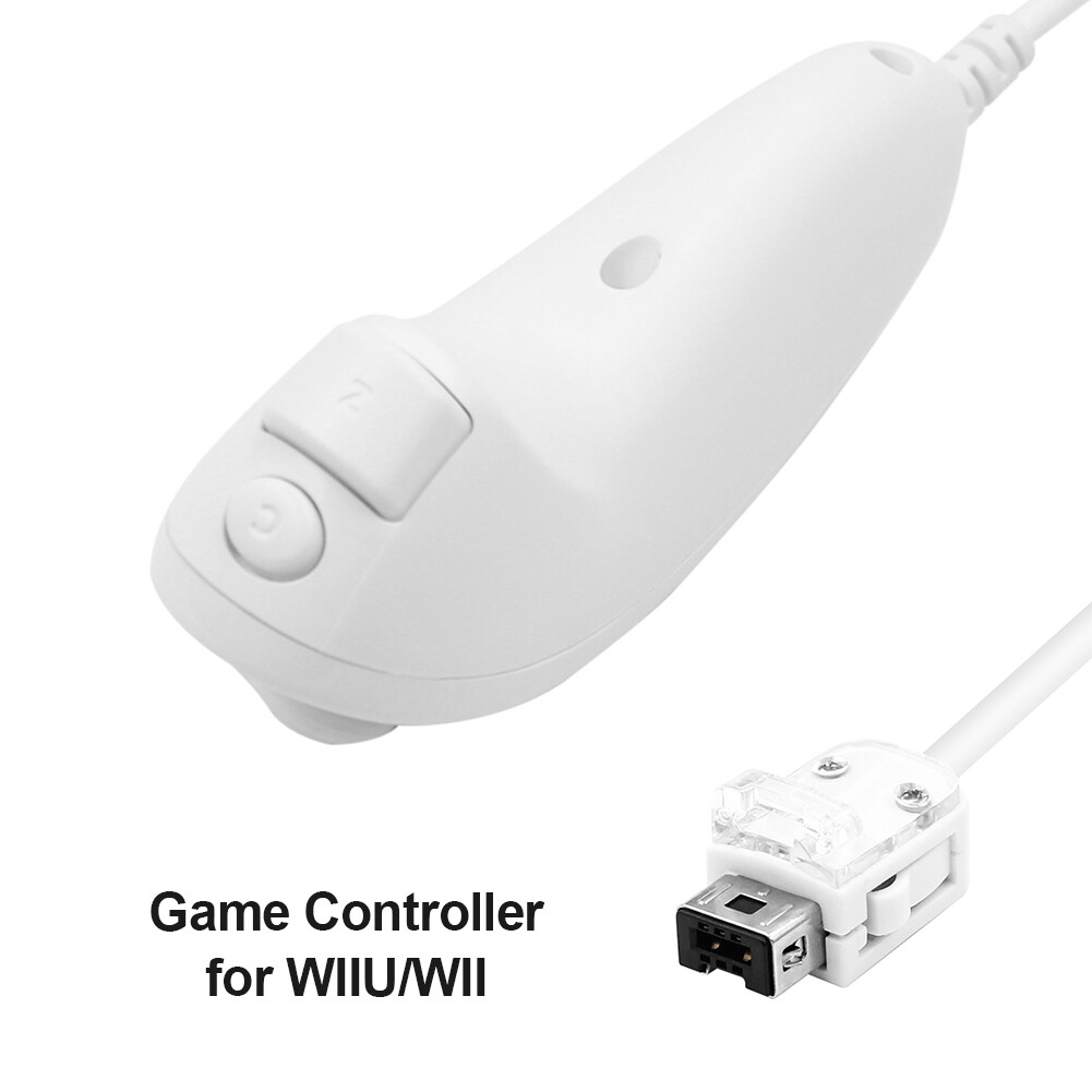 Controller for Wii Wii U Nunchuk Game Controller Remote Gaming Gamepad Joystick Accessories