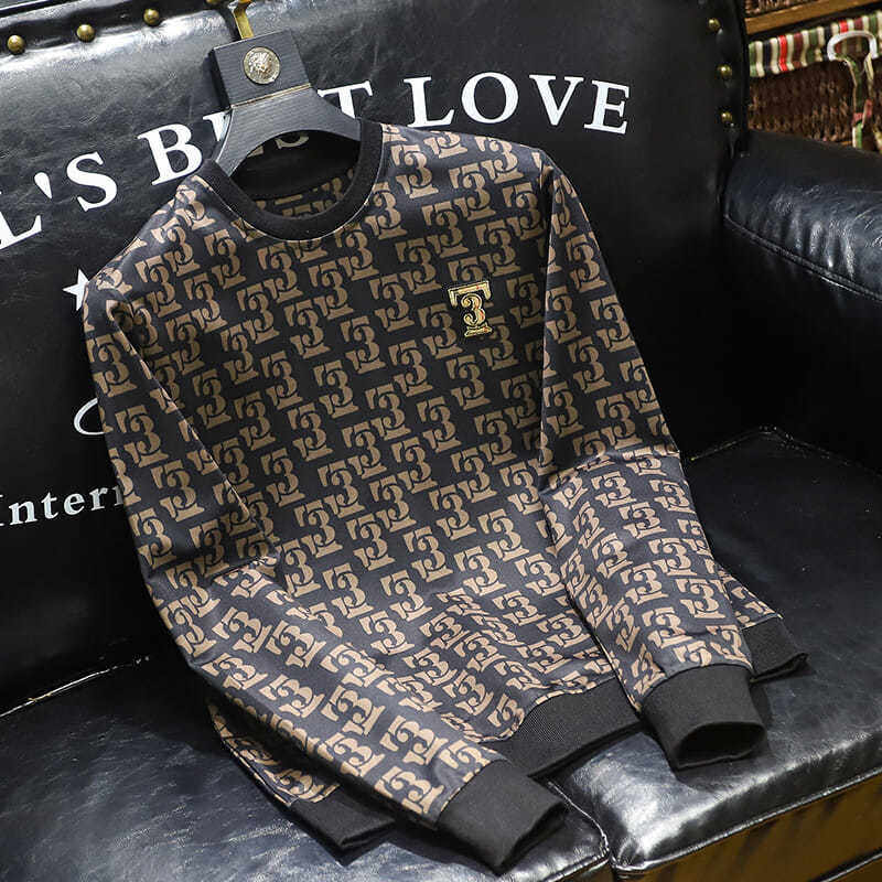 Autumn Sweater Men's Spring and Autumn New Long-sleeved Bottoming Shirt Jacket