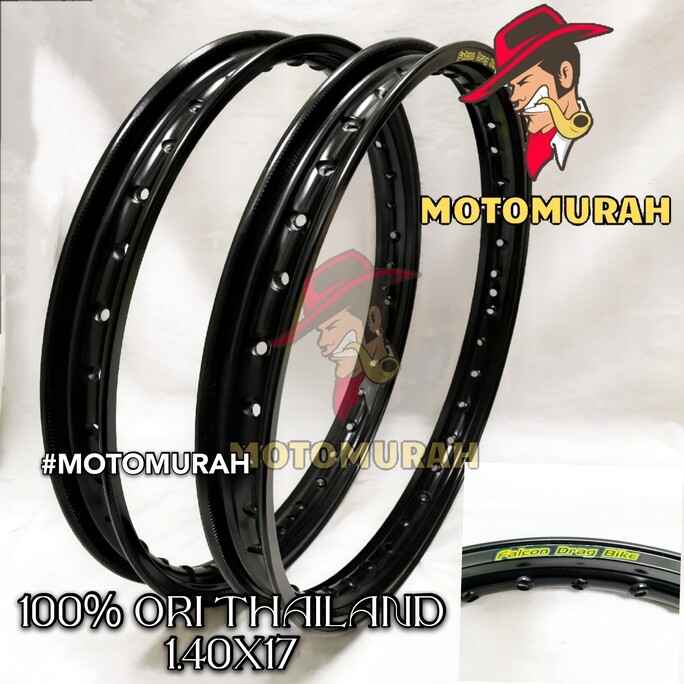 ALOI RIM HITAM FALCON ORI THAILAND ALLOY RIM ALLOY RIM