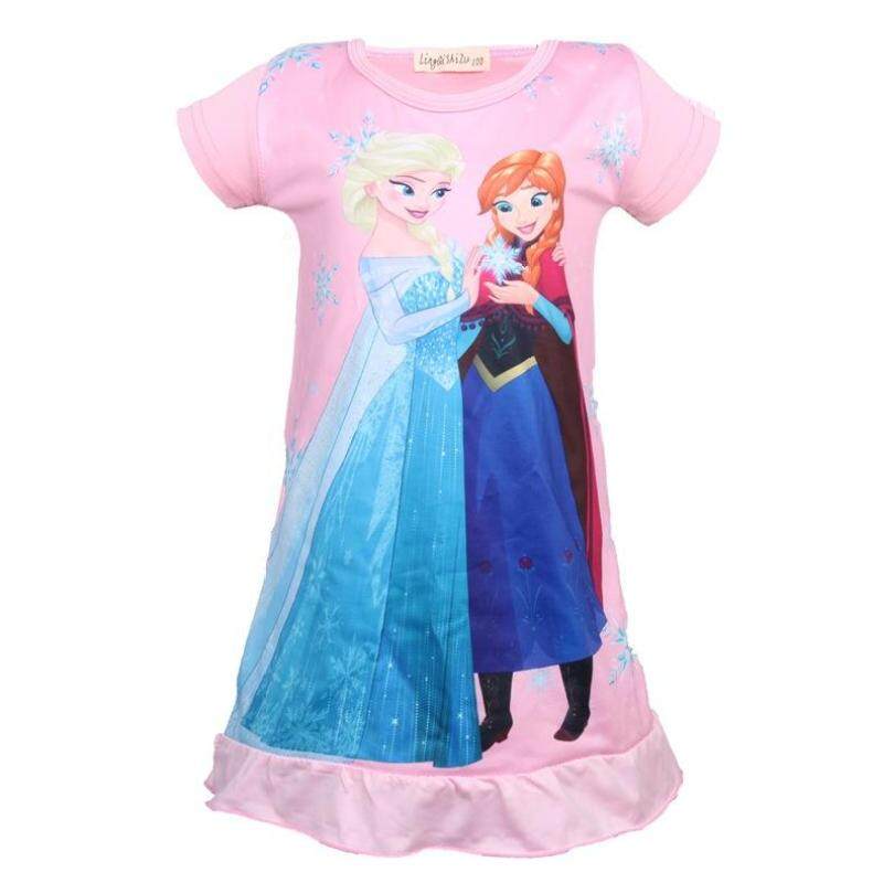 Nơi bán Thời trang Trang Phục Công Chúa Bà Solf Trẻ Em Anna Elsa Hoạt Hình cho Bé Gái Bộ Đồ Ngủ Quần Ngủ Váy Ngủ
