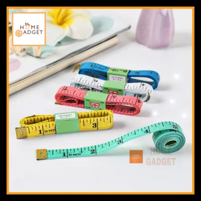1.5Meter Body Measuring Ruler Sewing Tailor Tape Measure Mini Soft Flat Ruler Centimeter Meter Sewing Measuring Tape (Random Color), (CM and China Inch 1 inch =3.123inch))