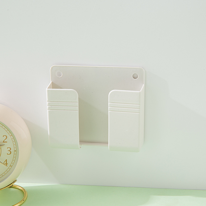Treo tường hộp sạc điện thoại di động khung dán với điều khiển từ xa cơ sở, lỗ miễn phí tường giá lưu trữ cơ sở