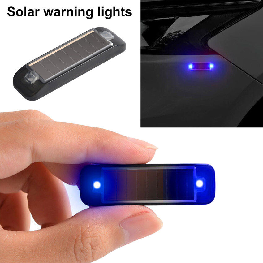 Car Antitheft Light Solar Flash Warning Light Prevent Rearend