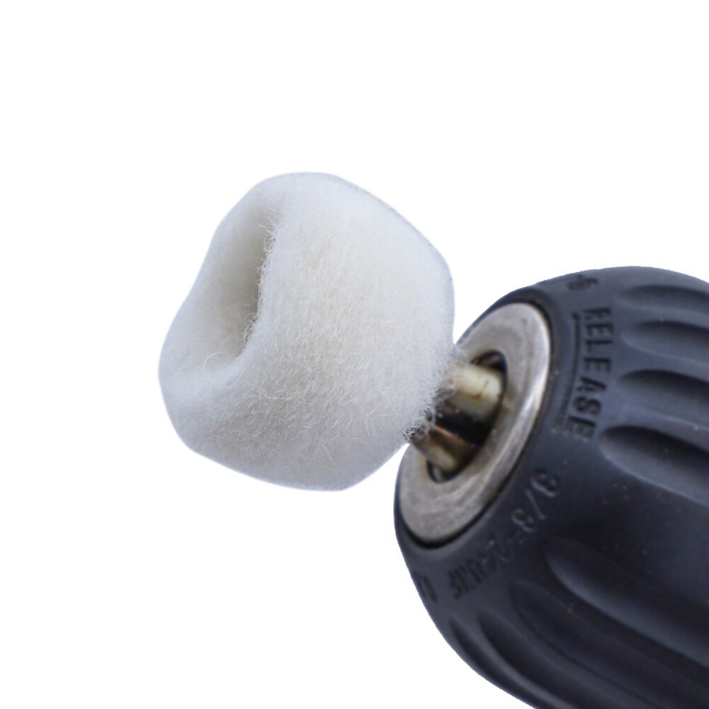 3mm Shank Wool Polishing Abrasive Brush Grinding Buffing Wheel Hand Tools