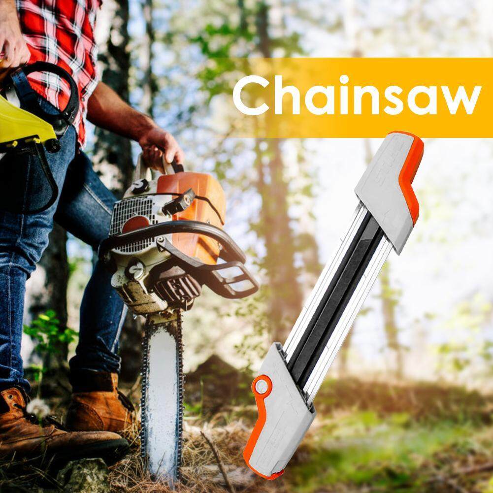 Hosport Manual Chainsaw Sharpener Hand Held Mini Grinding Head File Woodworking Saw