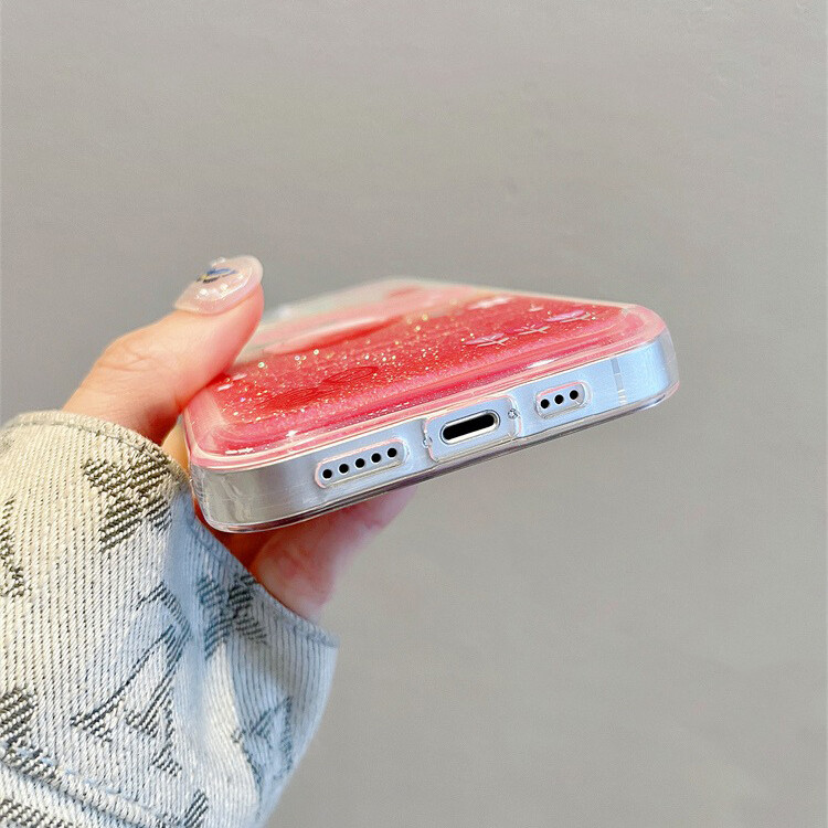 Crashstar cát lỏng Mùa Hè Chanh Đào Nước Trái Cây Mô Hình Ốp điện thoại cho iPhone 16 15 Pro Max 14 Cộng Với 13 12 11 Pro Max Mini XR XS X 6S 8 7 Plus + SE 2020 Thời Trang Ốp điện thoại Mềm Trong Suốt Bìa Shell Hot Bán